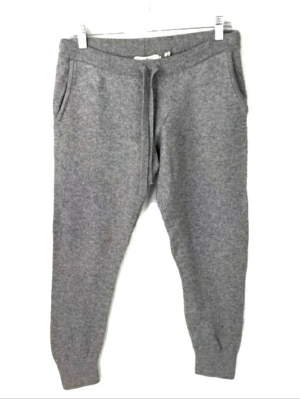 Label of Graded Goods Womens M Heathered Gray 50/50 Cashmere Wool Jogger Pants